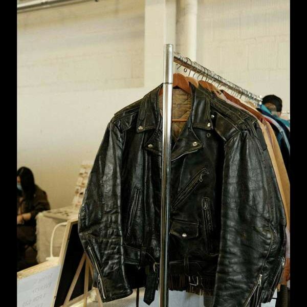 Chaqueta biker de cuero