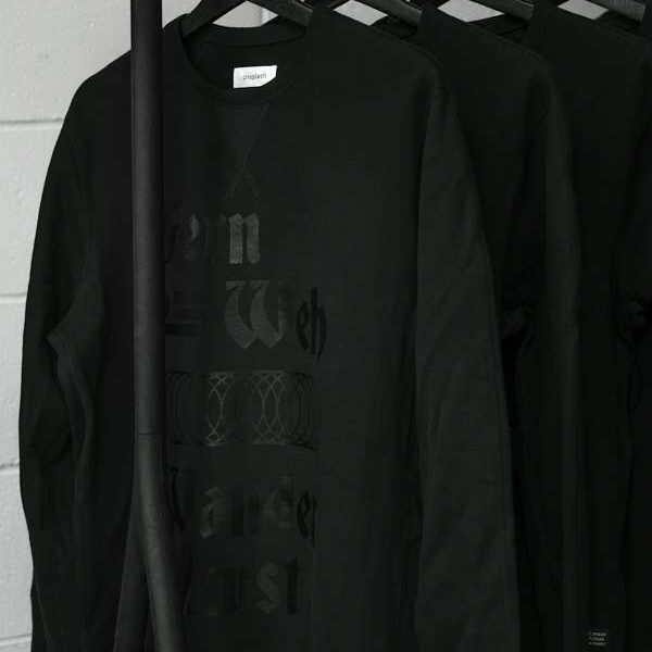 Sudadera de algodón negra